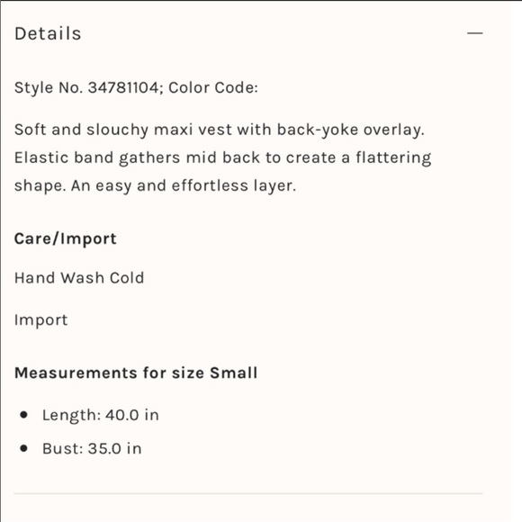 Free People Maxi Vest- Gray - Picture 6 of 7